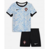Portugalsko Vonkajší Detský futbalový dres ME 2024 Krátky Rukáv (+ trenírky)